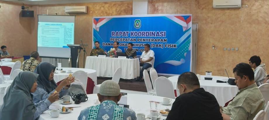 BPKAD Maluku Utara Gelar Rakor Percepatan Penyerapan DAK Fisik 2024
