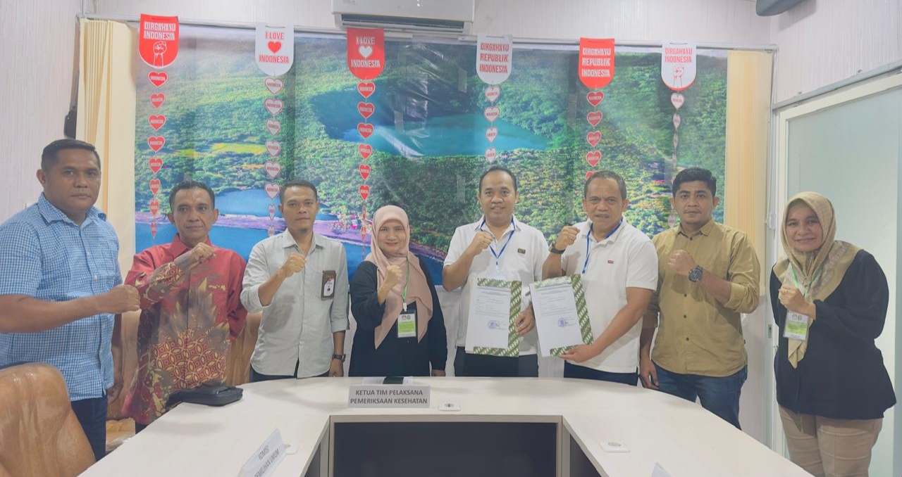 Pasangan Rusihan-Muhtar Selesai Jalani Pemeriksaan Kesehatan