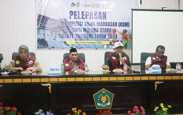 Kabid Pendis Kemenag Lepas Peserta KSM 2024 Wakili Maluku Utara