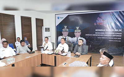 Bappelitbangda Kota Ternate Gelar Konsultasi Publik Ranwal RPJMD 2025-2029