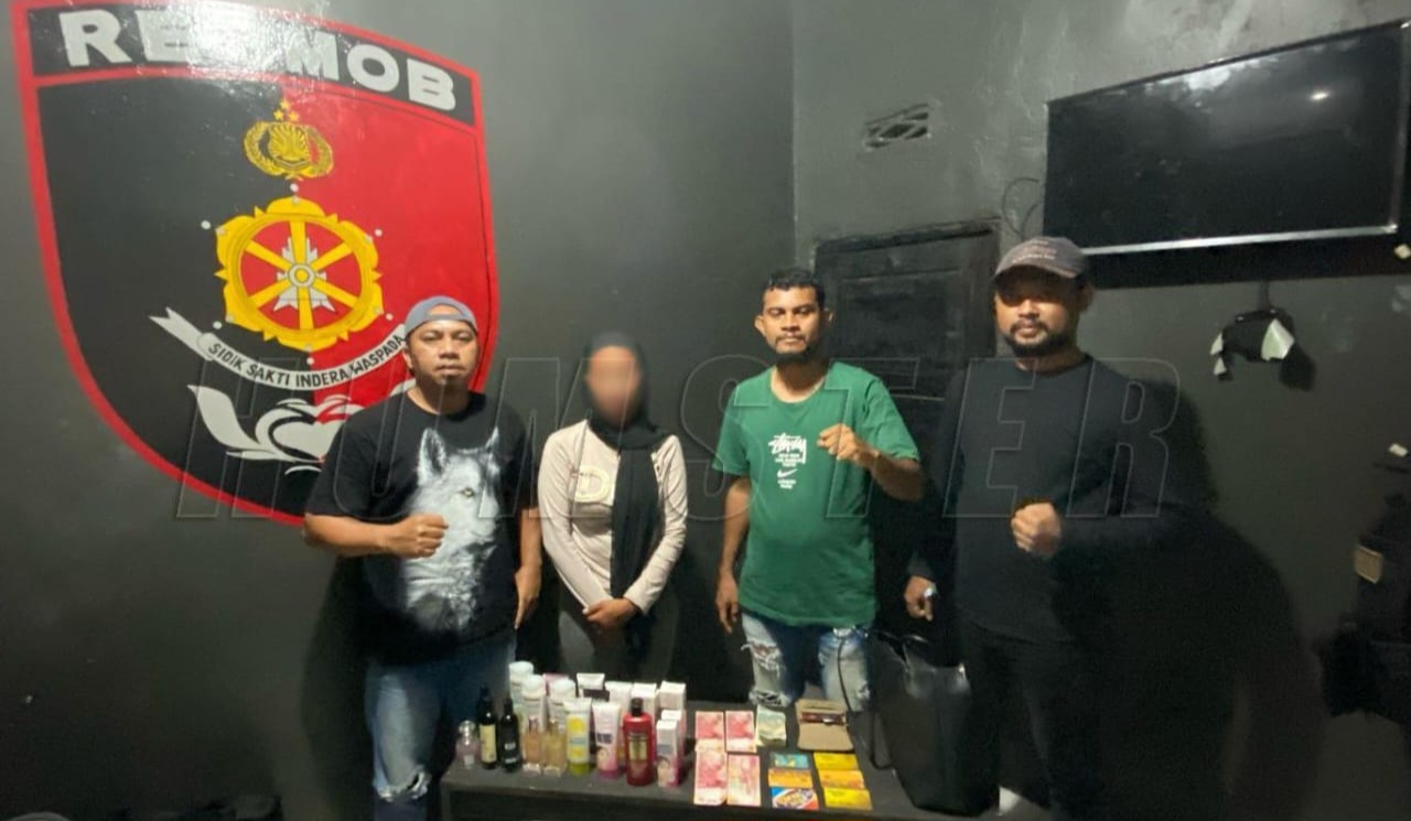Resmob Polsek Ternate Utara Amankan Gadis 28 Tahun karena Curi Kosmetik