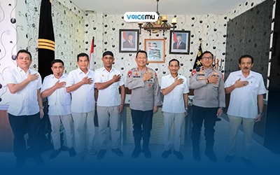 DPD Gerindra Maluku Utara Kunjungi Polda Pererat Silaturahmi