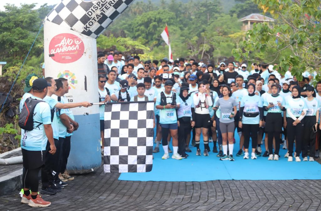 Atlet Trail Arief Wismoyono Terpukau View Geo Trail Run Batu Angus Ternate