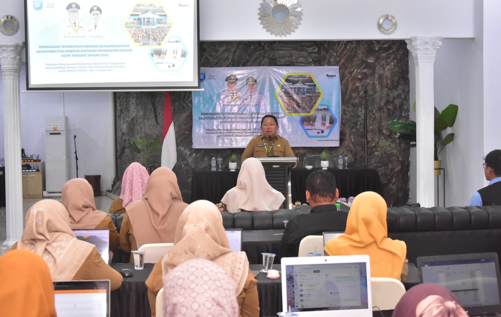 Pesan Sekda Ternate saat Buka Bimtek Penyusunan SAKIP
