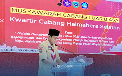 Dorong Revitalisasi Pramuka Lewat Muslub, Wabup Helmi: Utamakan Mufakat