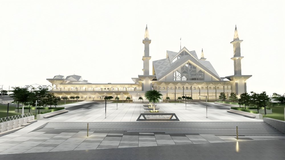 Proyek Lanjutan Masjid Raya Halsel Ditargetkan Selesai Desember