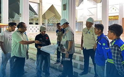 Proyek Lanjutan Masjid Raya Halsel Ditargetkan Selesai Desember