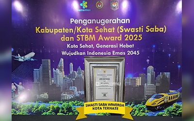 Kota Ternate Kembali Raih Predikat Swasti Saba Wiwerda 2025