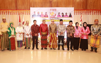 Hadiri Pelantikan KKSS, Sekda Rizal: Ternate Milik Semua Paguyuban-Kominitas