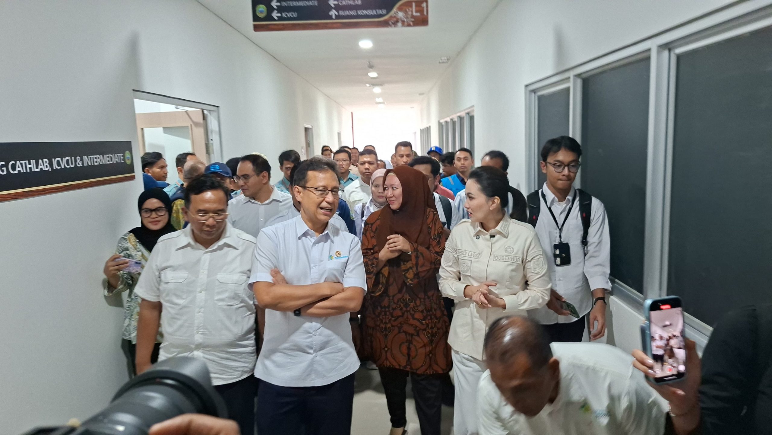 Menteri Budi Sadikin Tinjau RSUD Maba Jelang Peresmian