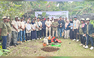 NKA Gelar Pelatihan Teknik Pembibitan Tanaman Lewat Green Program