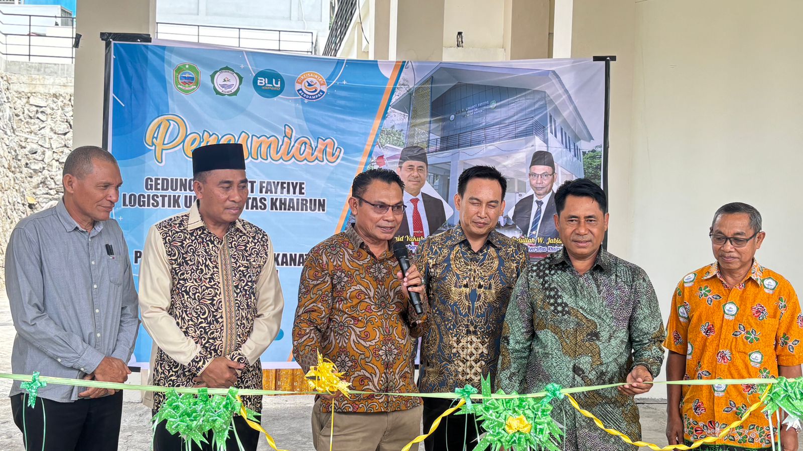 Universitas Khairun Resmikan Gedung Logistik dan Fasilitas Parkir Baru