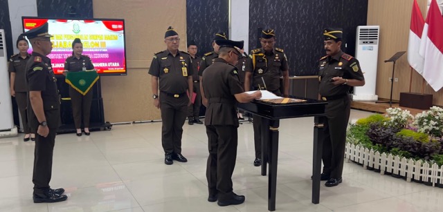 Jendra Firdaus Resmi Jabat Asispidsus Kejati Maluku Utara