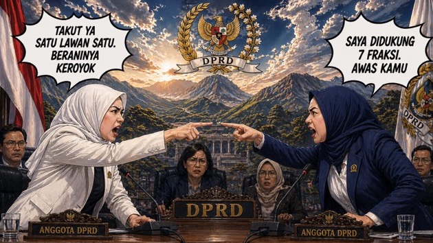 Nurlaela dan 7 Fraksi DPRD Ternate Gabung Jurus “Bantai” Nurjaya