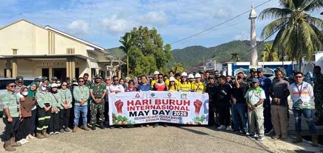 Semagat May Day 2026, PT NKA Gelar Aksi Bersih-bersih Kampung