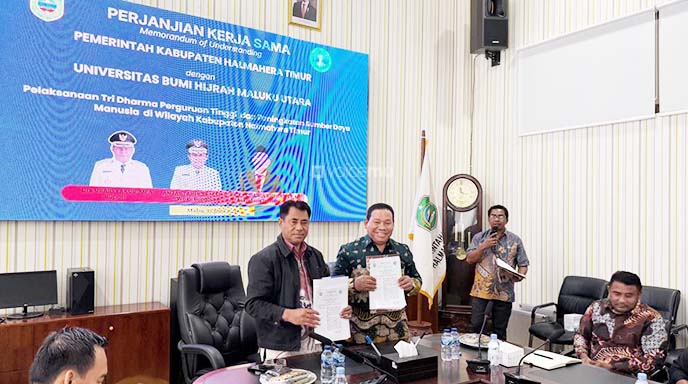 Pemkab Halmahera Timur dan UNIBRA Teken MoU Perkuat SDM