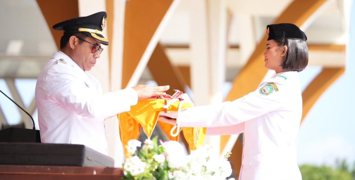 Bupati Ubaid Jadi Irup HUT RI ke-81 di Halmahera Timur