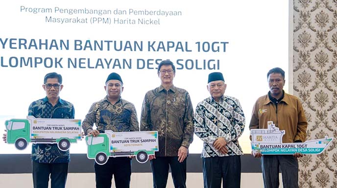 Pemprov Malut Apresiasi Dukungan Harita Nickel Perkuat Penghidupan Nelayan Obi