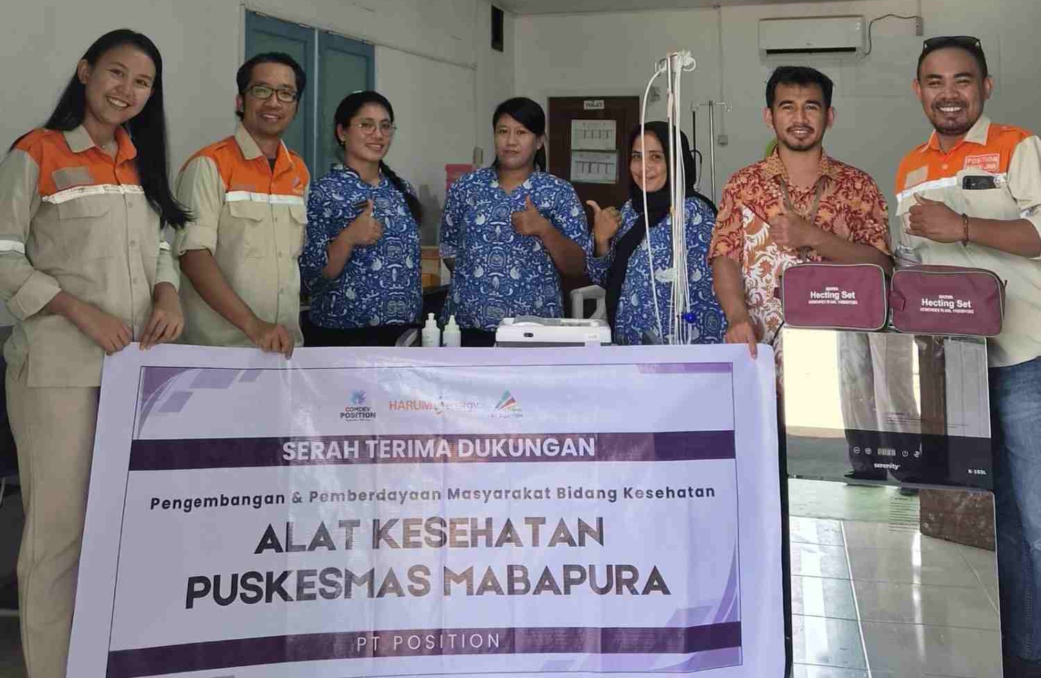 PT Position Salurkan Bantuan Alkes di Wilayah Ring 2