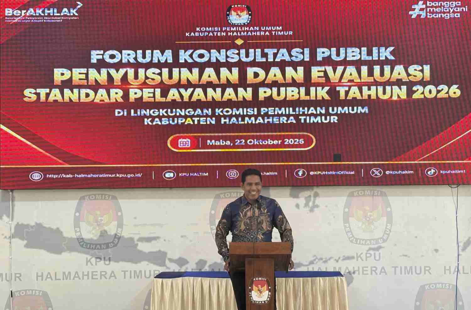 KPU Halmahera Timur Serap Usulan Publik Perbaiki Standar Layanan
