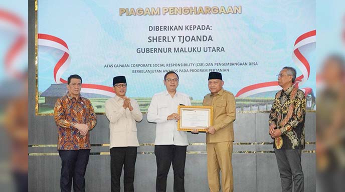 Program Pertanian Antarkan Sherly-Sarbin Raih Penghargaan CSR-PDB Awards 2026